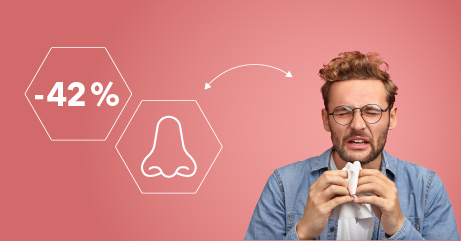 Pāriet uz lapu Alerģijas līmenis Vīrietis ar iesnām un kabatu rokās šņaud un domā pārbaudīt alerģijas līmeni ar atlaidi 42%